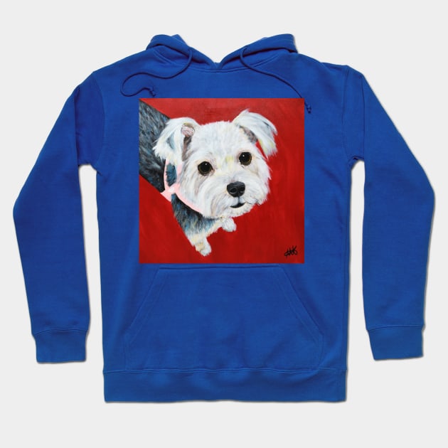 Ruthie the Yorkie Mix Hoodie by AmandaAAnthony